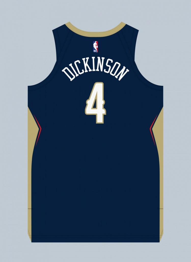 鹈鹕双向合同中锋亨特-迪金森新赛季将身披4号战袍