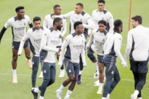 世体：皇马在欧冠被淘汰后开始备战毕尔巴鄂竞技，卢宁已归队训练